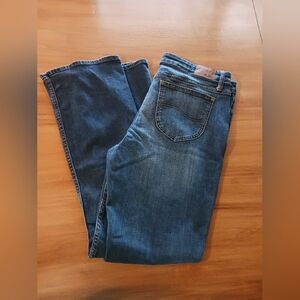 Lee Jeans Women 16L EUC Midrise Bootcut Reg Fit Stretch